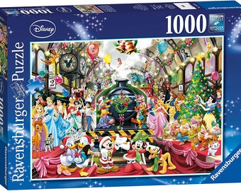 Ravensburger Disney Christmas All Aboard 1000 Piece Puzzle - Brand new sealed - Fast and FREE Shipping