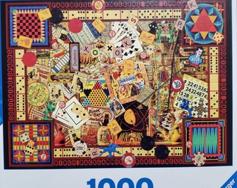 Ravensburger Vintage Games 1000 Piece Puzzle - Brand new sealed - Fast and FREE Shipping