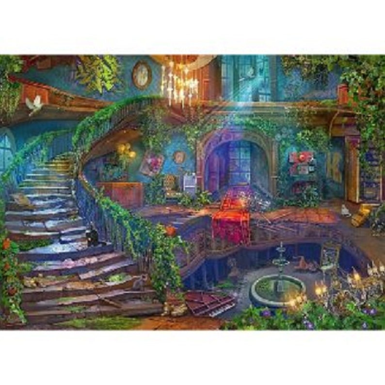 Ravensburger Abandoned Series Hotel Vacancy 1000 Piece Puzzle Etsy