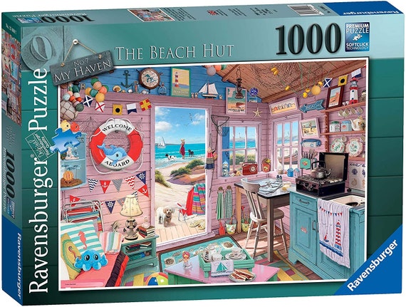 escaleren Melodrama huren Buy Ravensburger My Haven: the Beach Hut 1000 Piece Puzzle Brand Online in  India - Etsy