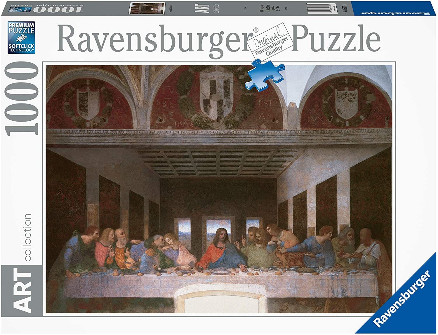 The Last Supper Leonardo Da Vinci Premium Jigsaw Puzzle 1000 Pc 28.93 X  20.07 Chamber Art A-1072 