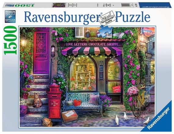 gids Uitgraving trog Buy Ravensburger Love Letters Chocolate Shop 1500 Piece Puzzle Online in  India - Etsy