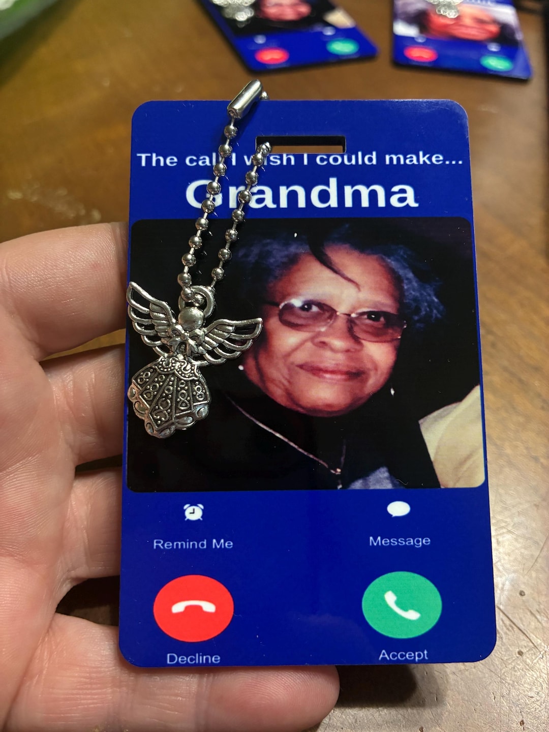 Personalized Phone Call Memorial Keychain - Etsy