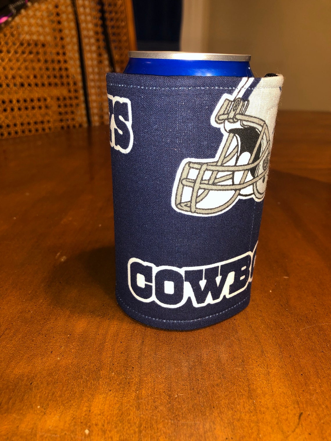 Handmade Dallas Cowboys Can Koozie Cup Holder Etsy