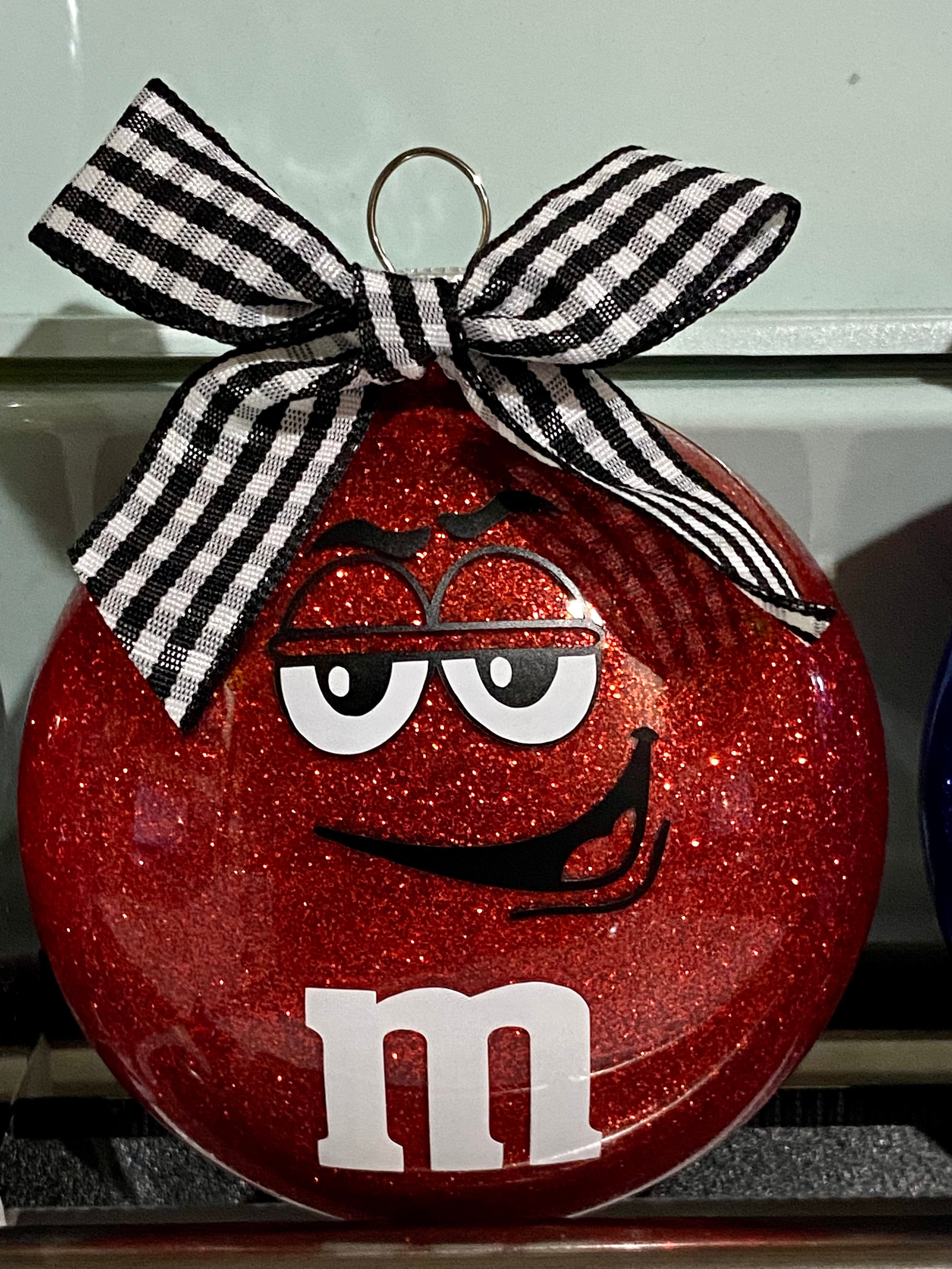 M&M Christmas Ornament - Etsy