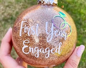 Decorazione natalizia glitterata personalizzata: ricordo personalizzato delle feste