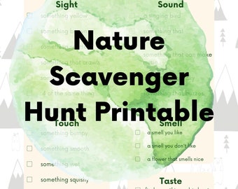 Bug Scavenger Hunt Printable Nature Scavenger Hunt Camping - Etsy