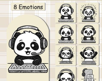 Gamer Boy Vtuber, Gaming Pngtuber, Animated Widget, Chibi Png Tuber, Youtube Avatar, Vtuber Panda, Cute Pngtuber, Gamer Girl Vtuber