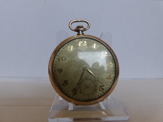 Tempo Gents Rolled Gold pocket watch