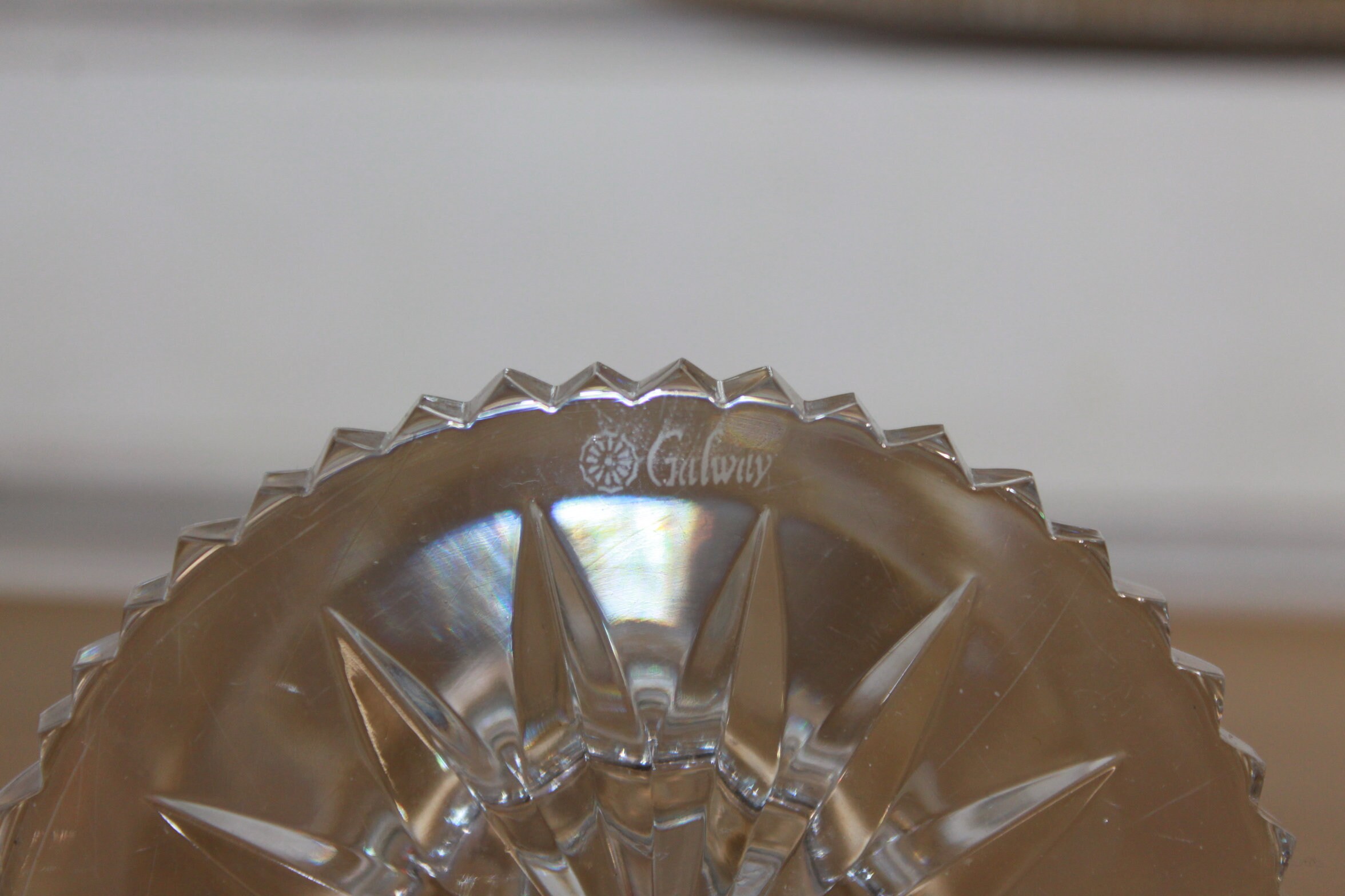 Galway Crystal Candlestick and Lamp Candlestick 4 Etsy