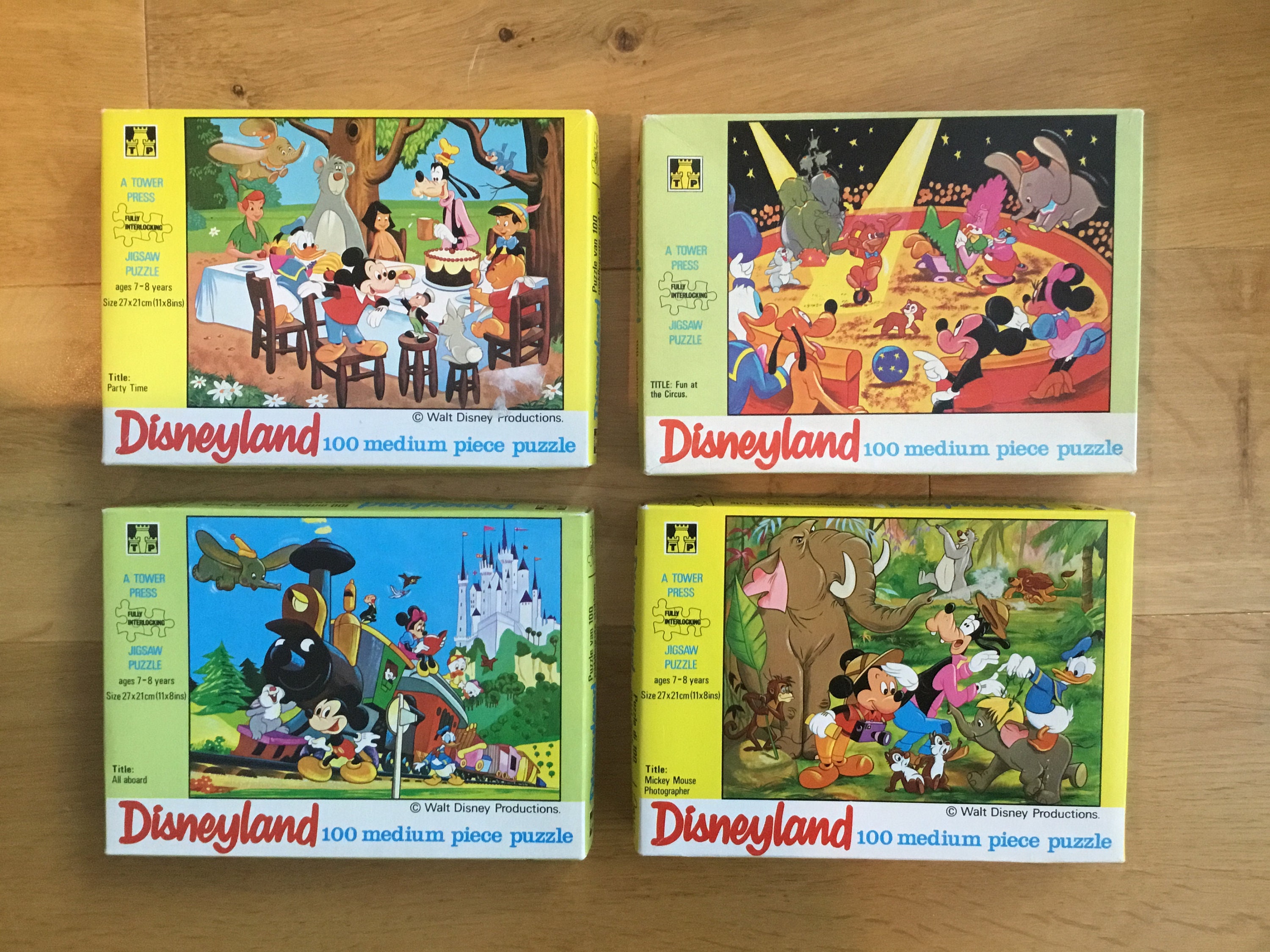 Vintage Disneyland Jigsaw Puzzles Etsy