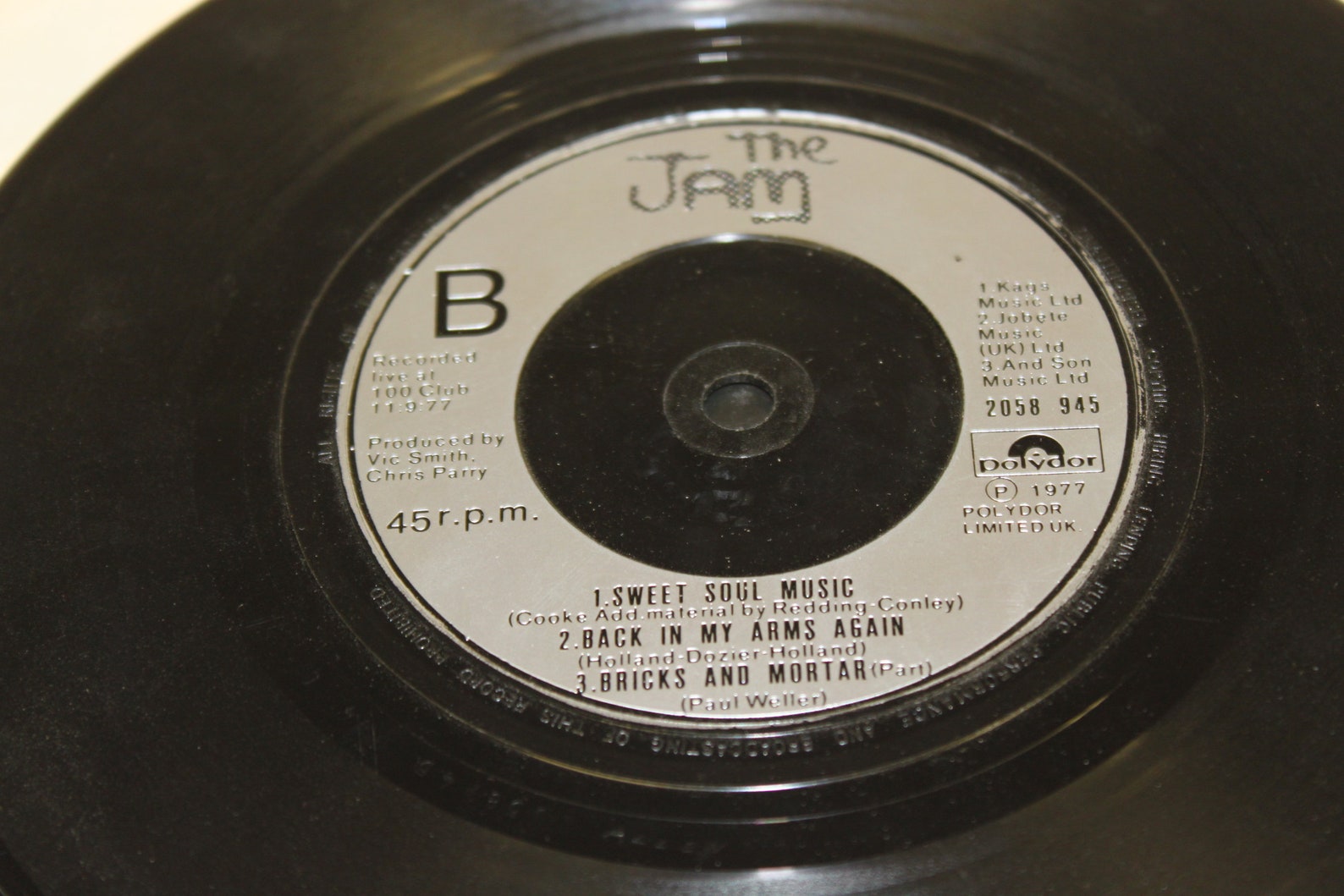 1977 The Jam ' The Modern World ' 7 Single Etsy