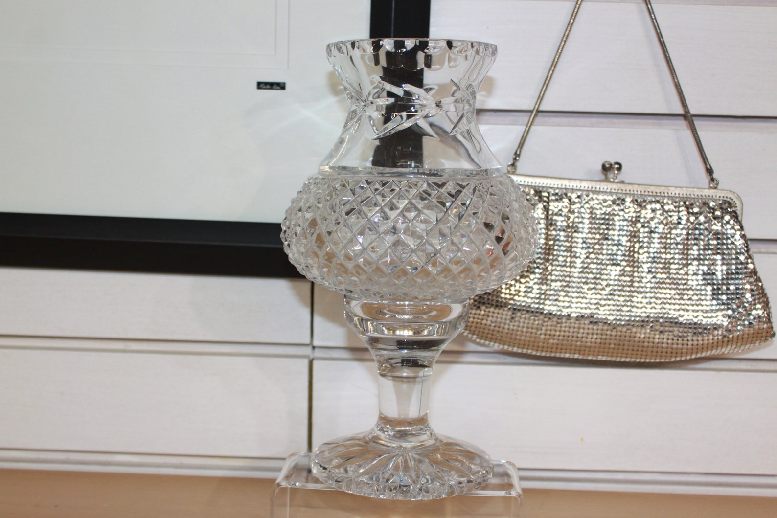 Galway Crystal Candlestick and Lamp Candlestick 4 Etsy