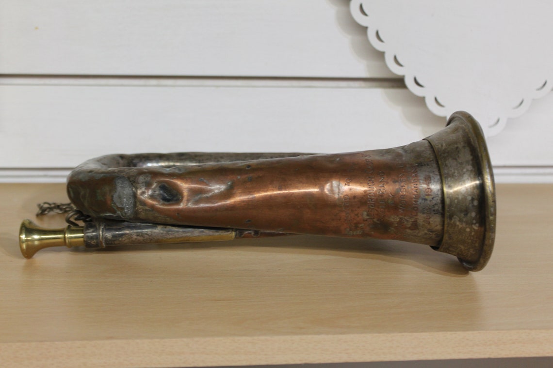 Wwii military bugle presented to middlesbrough cadet Etsy