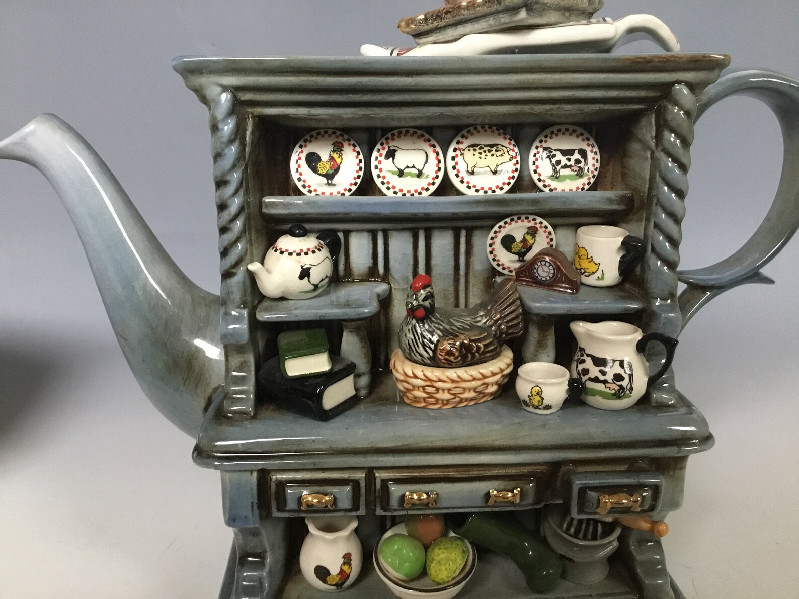 Paul Cardew Farmhouse Dresser Teapot 1997. Signed Limited Etsy