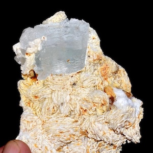 212 Grams Very Beautiful Goshenite Beryl on Matrix  From Skardu Pakistan