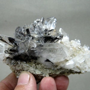 163 Grams Very Beautiful  Rutiliated Quartz Cluster  From Baluchistan Pakistan