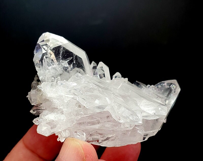 Zeer mooie vervagingskwartscluster van 83 gram uit Baluchistan, Pakistan