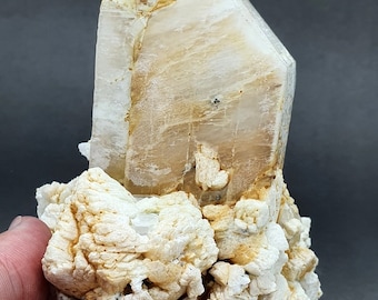 812 Grams Very Beautiful Albite on Microcline Feldspar Specimen From Skardu Pakistan