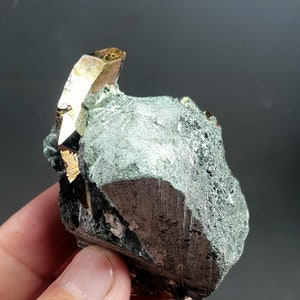 168 Grams Very Beautiful Golden Pyrite on Matrix from Skardu Pakistan