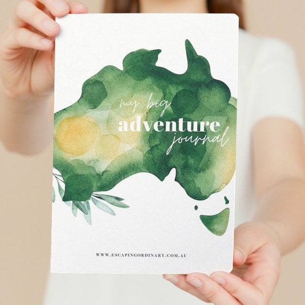 Kids Adventure Travel Journal Australia, Activities , Road Trip, Travel Kid, Gift Boy Girl Child, Printable, DIGITAL DOWNLOAD