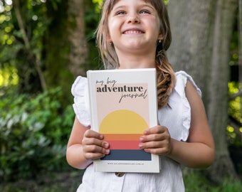 Children Travel Journal  Australia - My Big Adventure Journal- Neutral Colour Scheme - Downloadable Digital / Printable Kids Travel Diary