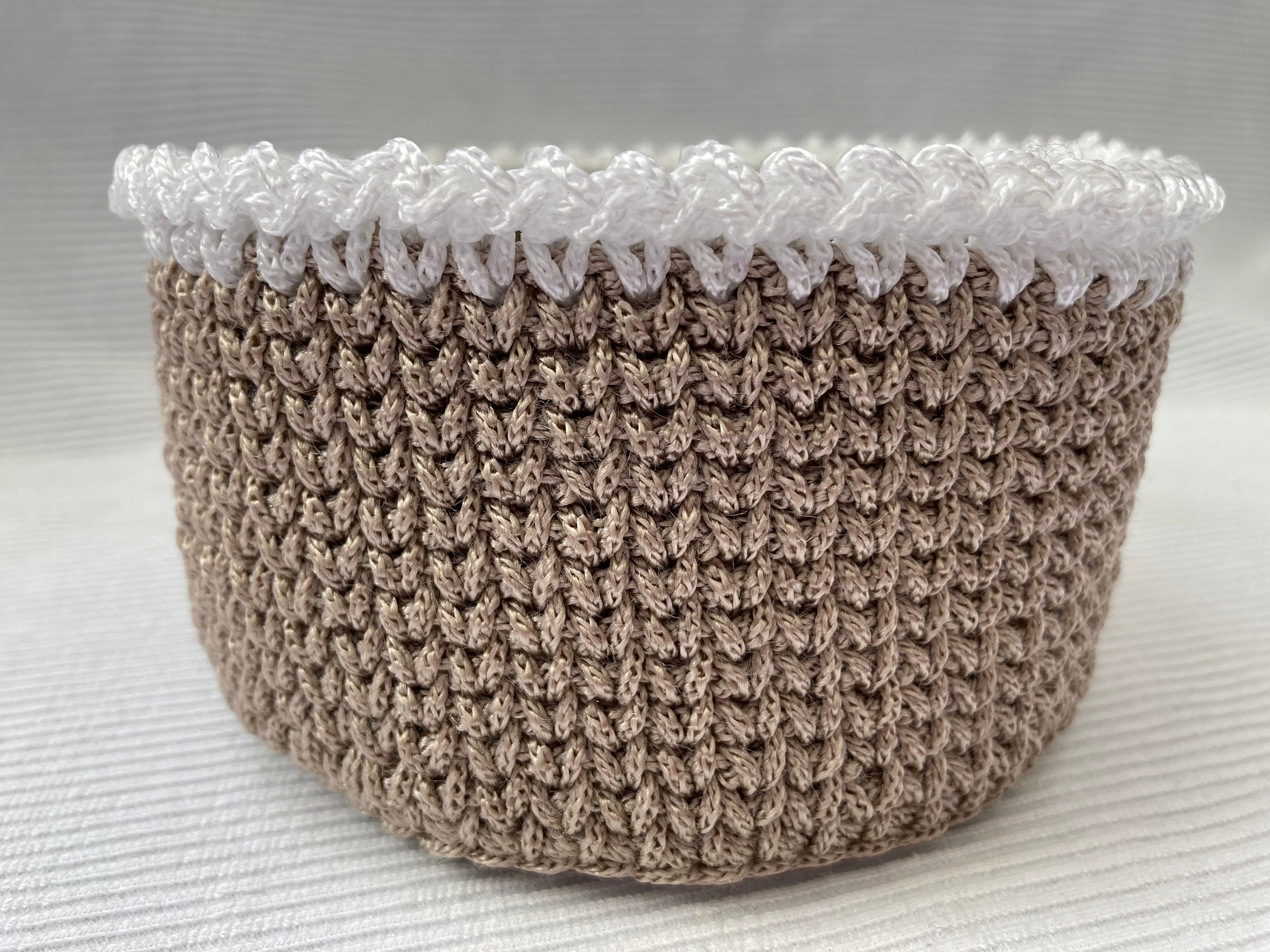 Pequeña cesta de almacenamiento Acabado decorativo de la | Etsy