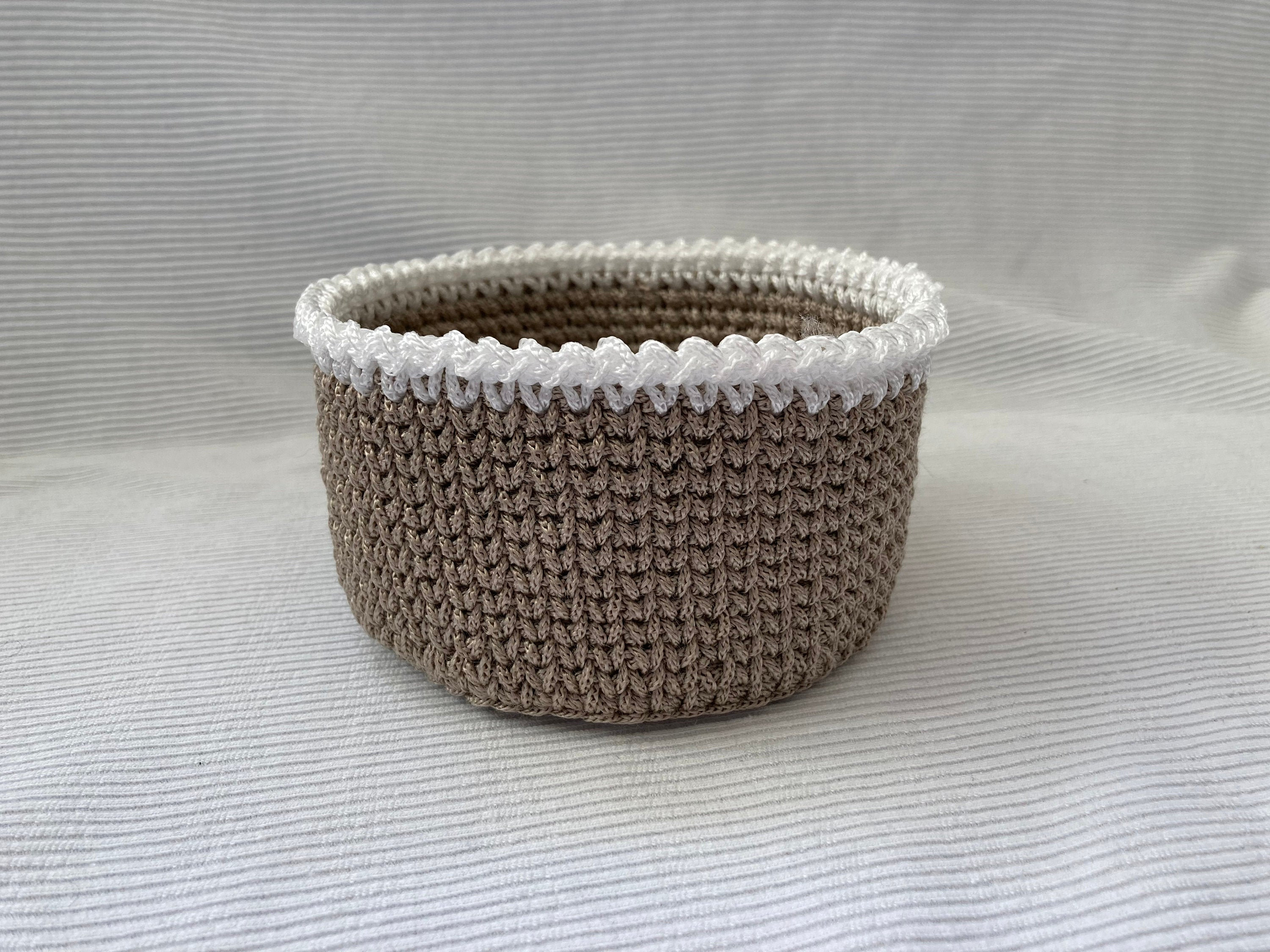 Pequeña cesta de almacenamiento Acabado decorativo de la | Etsy