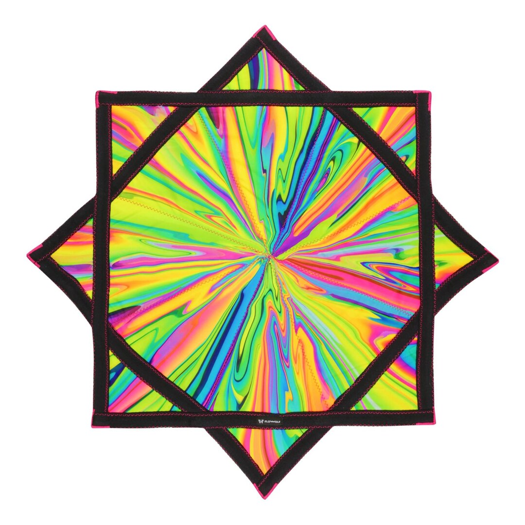 Dapo Star Spinning Silk: UV Reactive Rave Flow Toy - Etsy