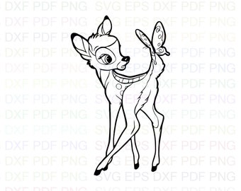 Een Bambi Kleurplaat Printen Leuk Voor Kids