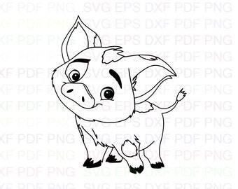 Pua Coloring Page Etsy Pua Coloring Page Etsy