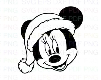Minnie Face Outline Etsy