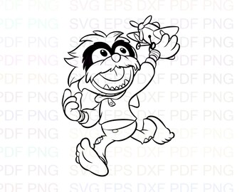 Download Animal Muppet Vector Etsy
