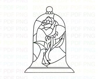 Beauty And The Beast Rose Svg Etsy Beauty And The Beast Rose Svg Etsy