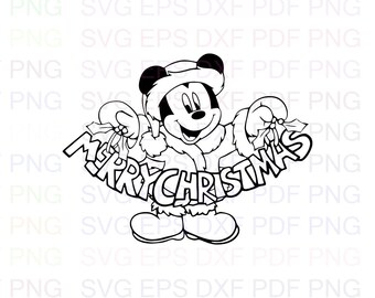 Disney Mickey And Friends Mickey Mouse Simple Outline Langarmshirt