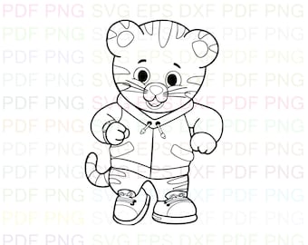 Free Daniel Tiger Birthday Svg