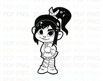 Vanellope Von Schweetz Svg Etsy