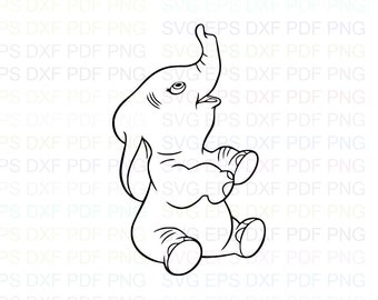 Dumbo Silhouette Etsy