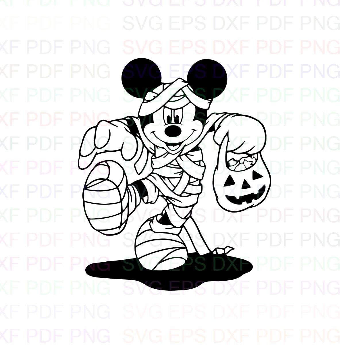 mickey mouse mummy statue