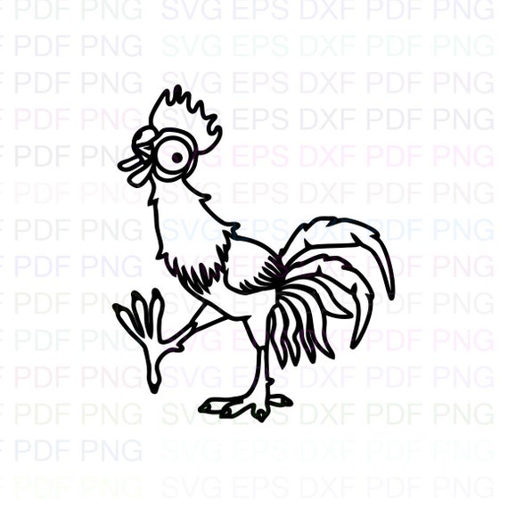Hei Hei The Rooster 2 Moana Outline Svg Stitch Silhouette Etsy Hei Hei The Rooster 2 Moana Outline Svg Stitch Silhouette Etsy