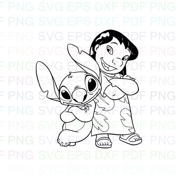 Free Free 256 Outline Disney Stitch Svg Free SVG PNG EPS DXF File