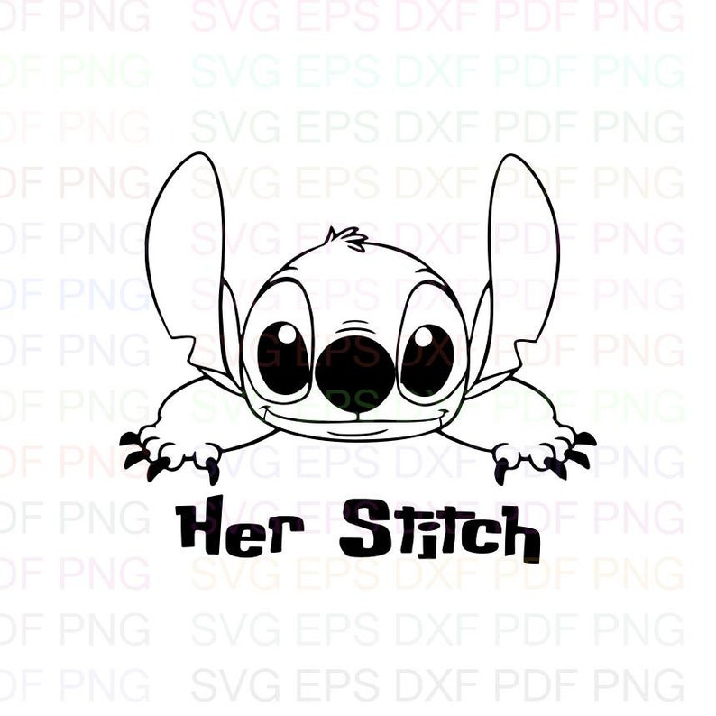 Free Free 221 Disney Stitch Face Stitch Outline Svg SVG PNG EPS DXF File