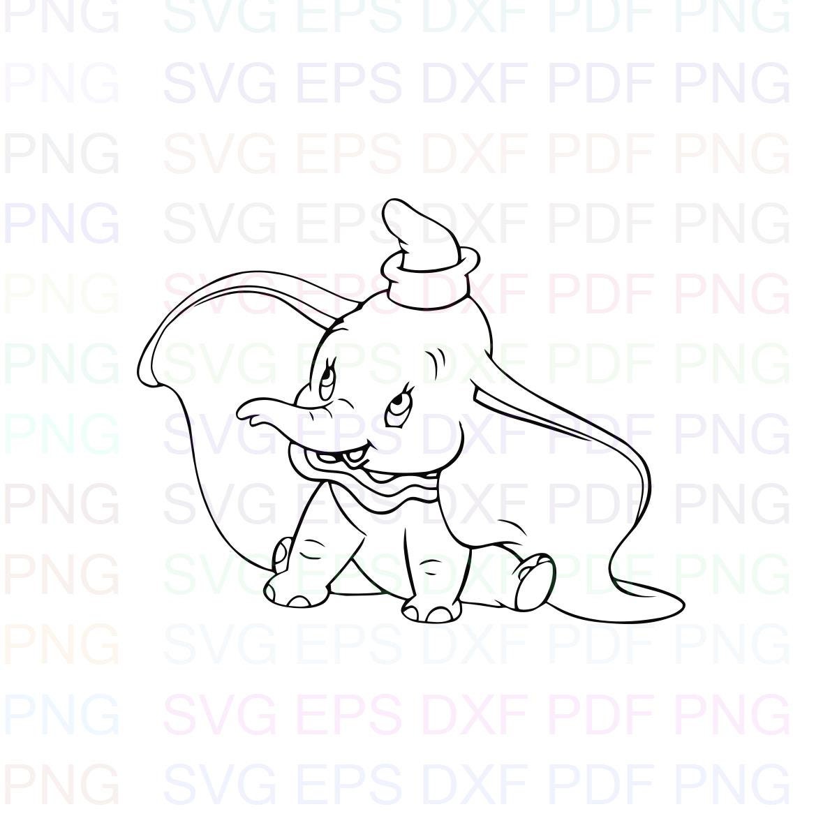 Free Free Baby Elephant Outline Svg 569 SVG PNG EPS DXF File