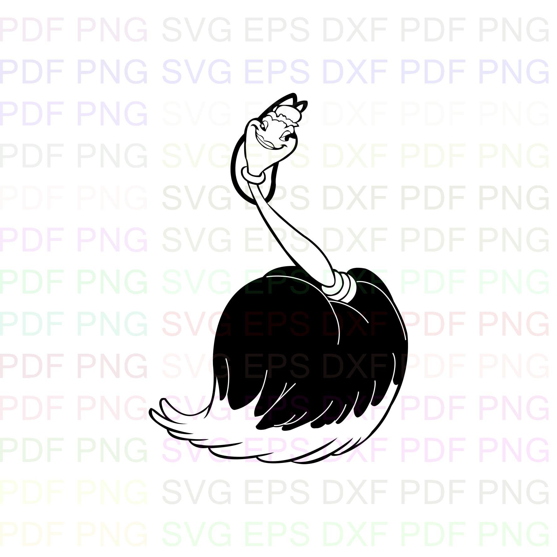 Featherduster Beauty Beast Outline Svg Stitch silhouette Etsy