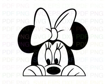 Mickey Mouse Coloring Pages Svg Etsy