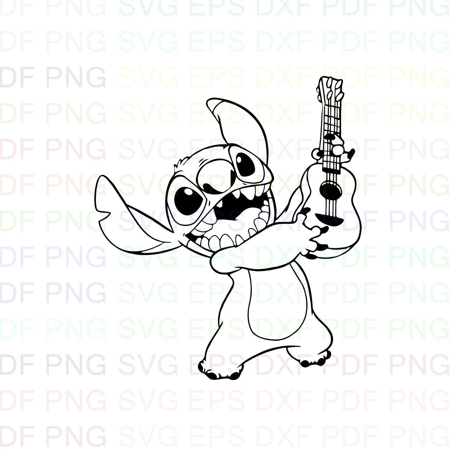 Free Free 103 Outline Disney Stitch Svg SVG PNG EPS DXF File
