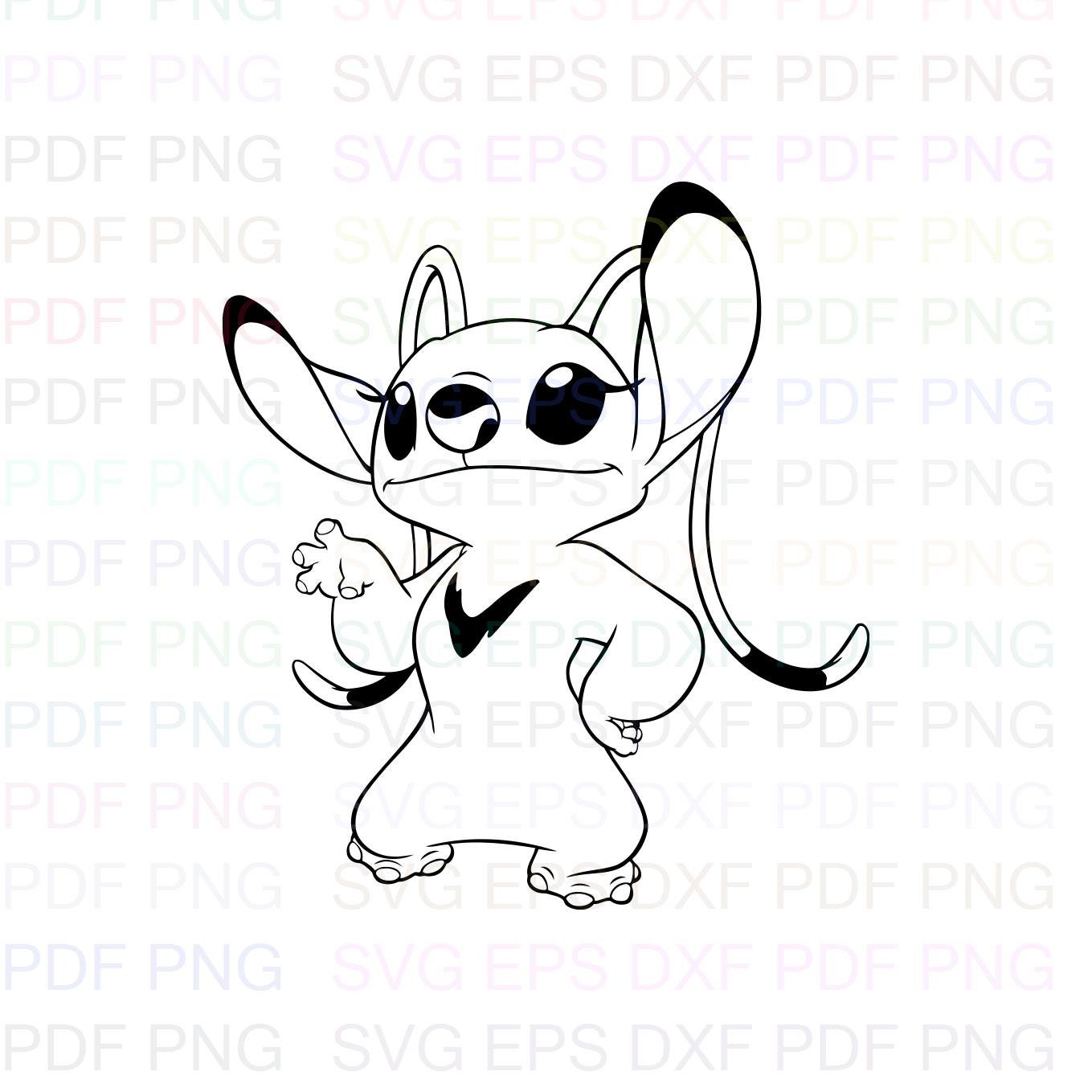 Free Free 221 Disney Stitch Face Stitch Outline Svg SVG PNG EPS DXF File