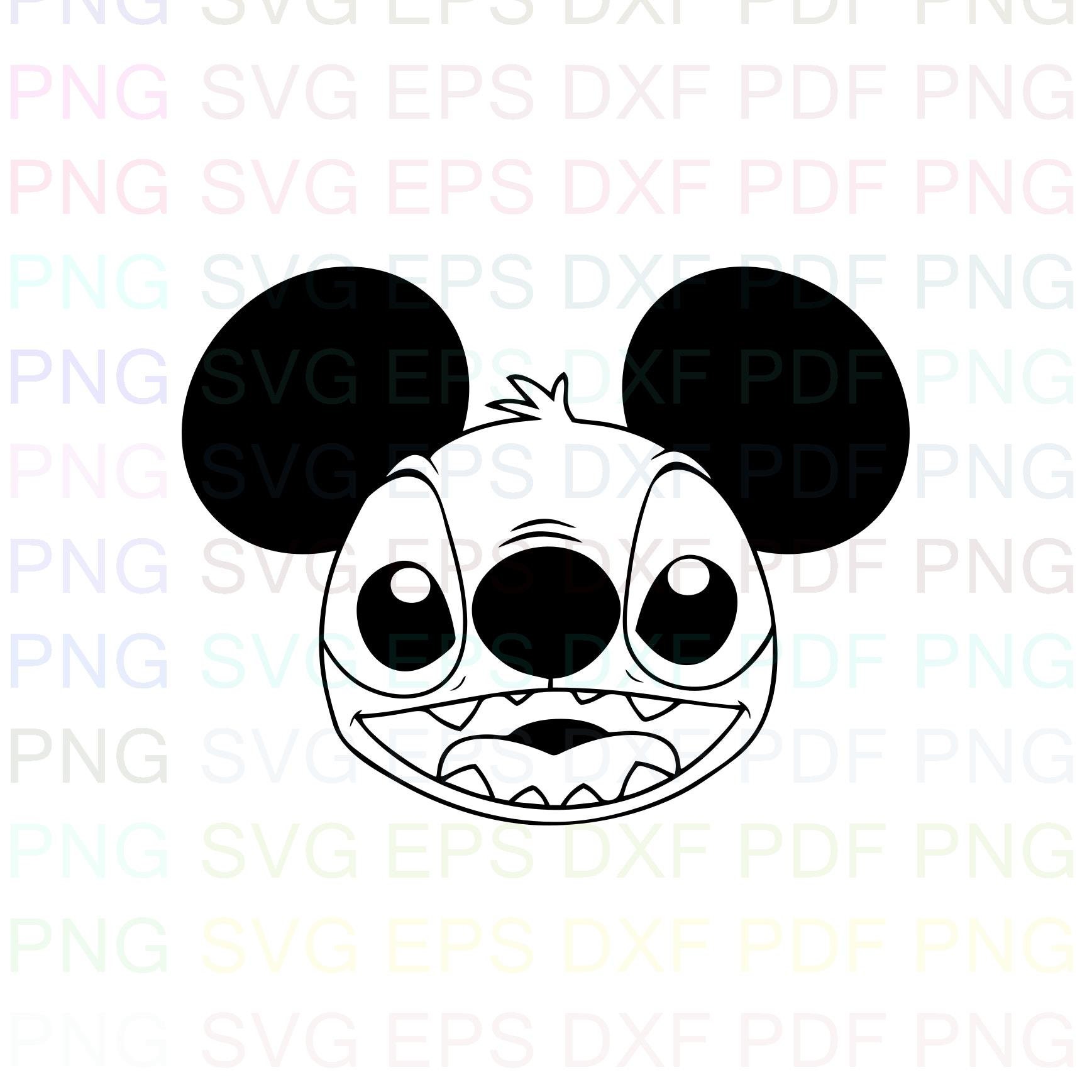Free Free 221 Disney Stitch Face Stitch Outline Svg SVG PNG EPS DXF File