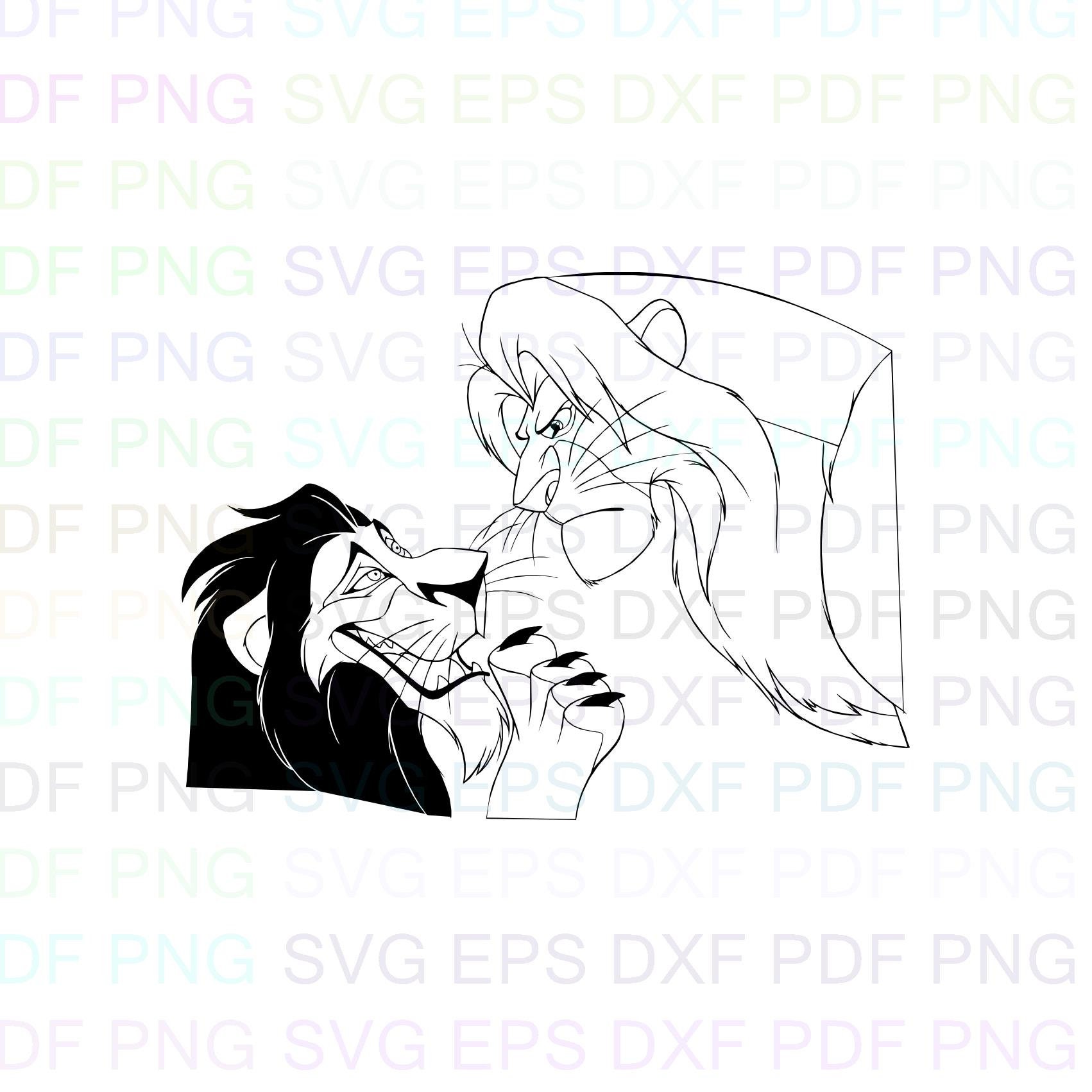 Free Free Silhouette Lion King Scar Svg 779 SVG PNG EPS DXF File