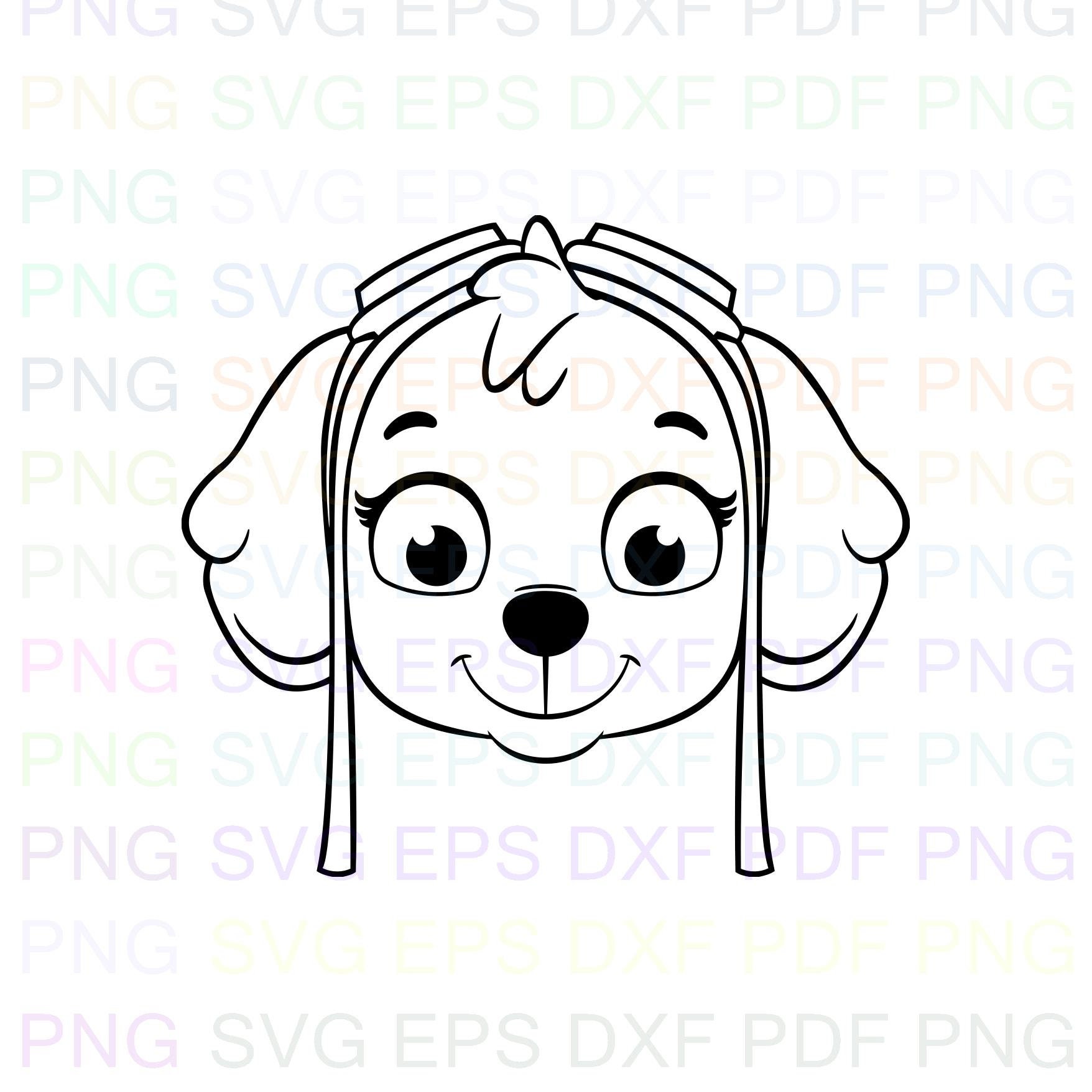 sky from paw patrol svg sky from paw patrol svg